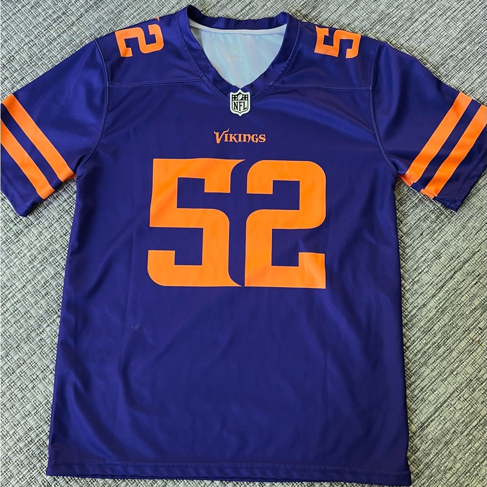 Minnesota Vikings Jersey Color Rush Greenway Small